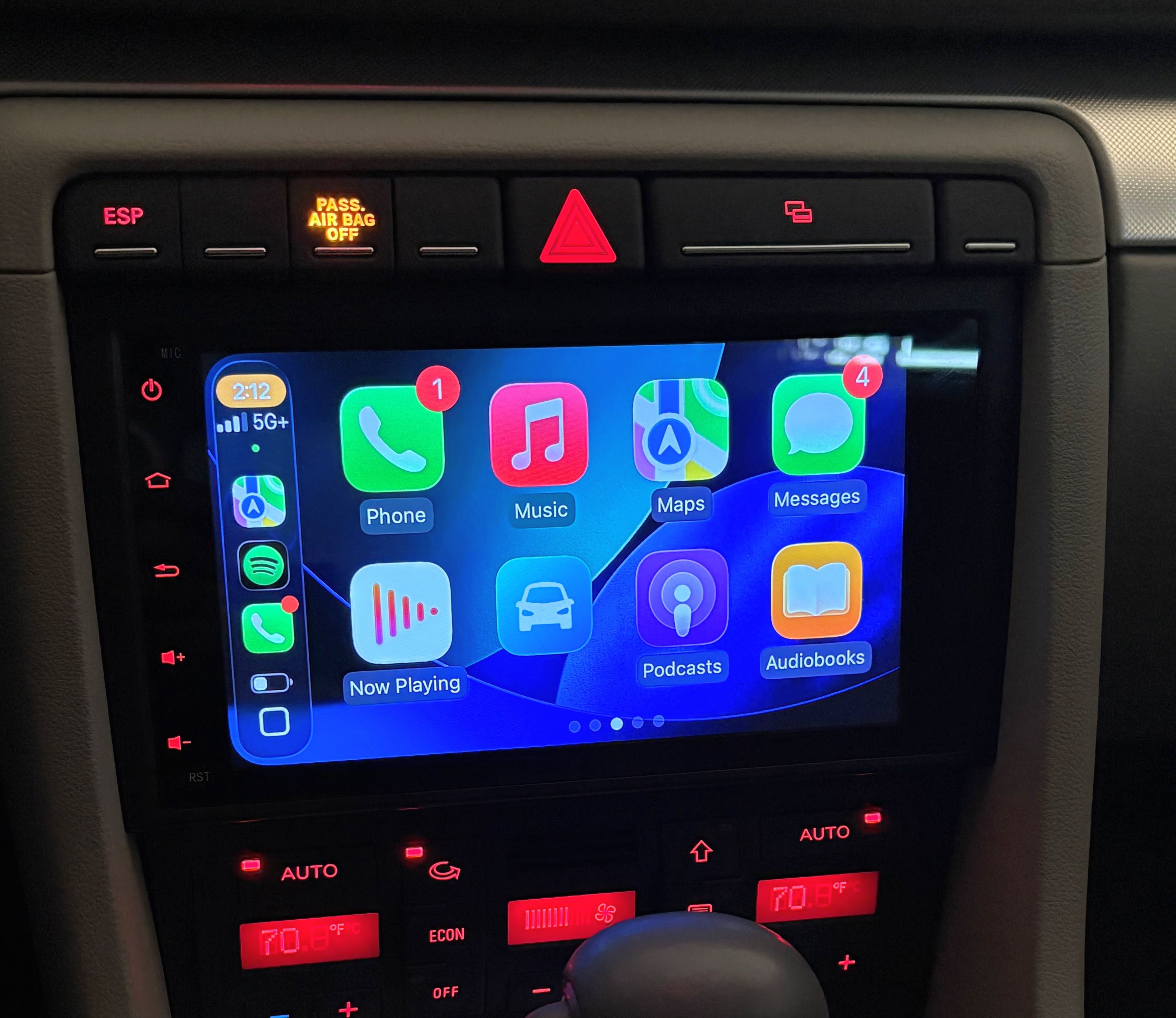 8" CarPlay Head Unit for Audi B6/B7 A4/S4/RS4