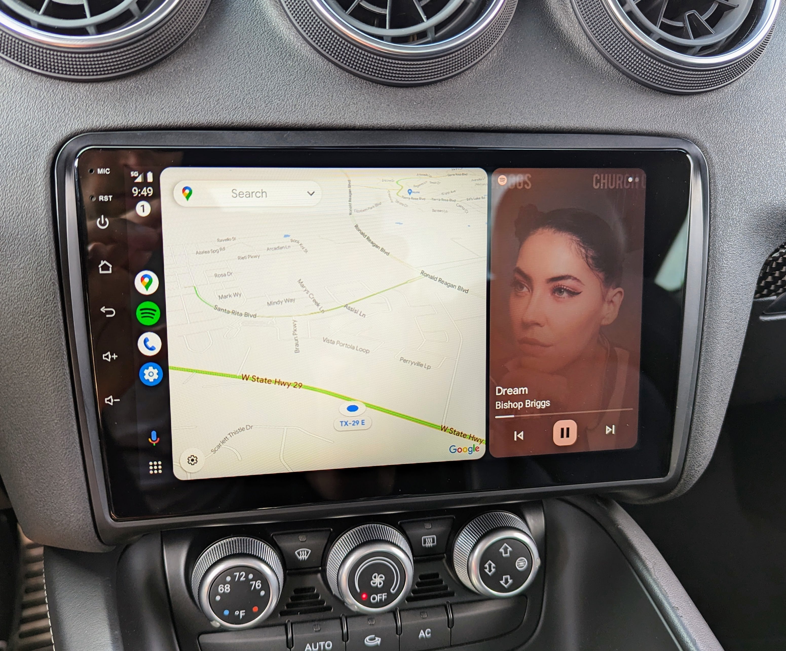 9" CarPlay Head Unit for Audi MK2 (8J) TT/TTs/TT-RS